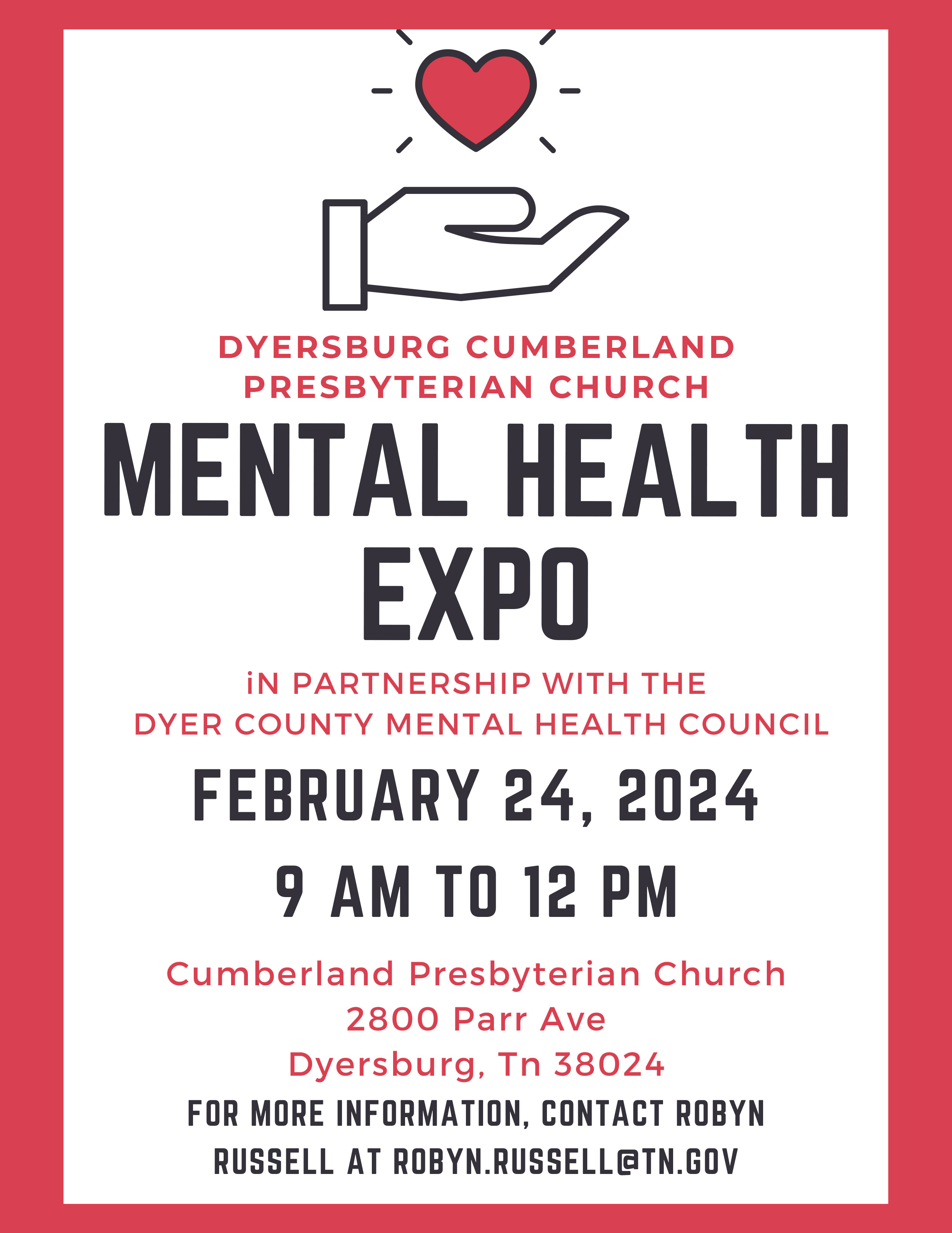 Dyersburg Mental Health Expo